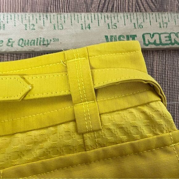 Marc by Marc Jacobs‎ Yellow A Line Belted Button Down Cargo Pocket Skirt Size 8 - Picture 5 of 7